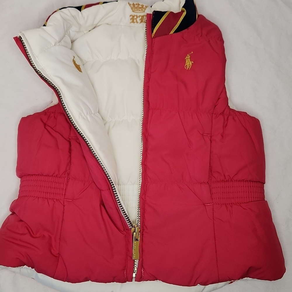 12M Ralph Lauren Reversible Down Puffer Vest